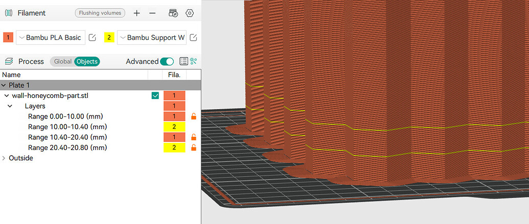 ? How to print Identical flat files on top of each using PLA support ...
