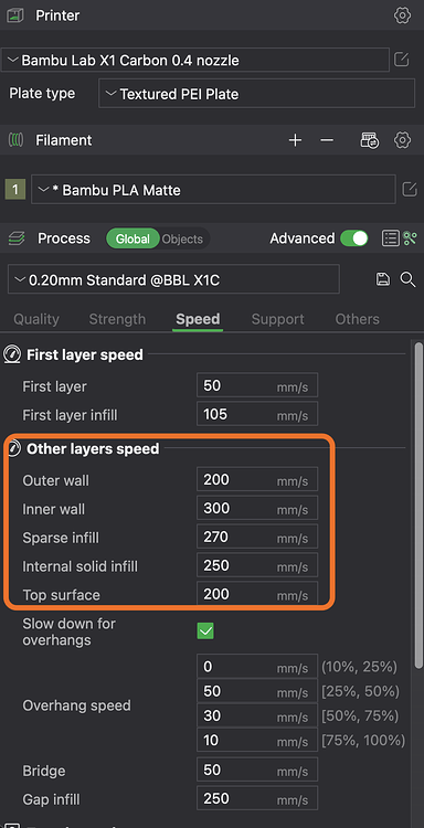 Optimal Speed Settings For Quality? - Bambu Lab Software - Bambu Lab ...
