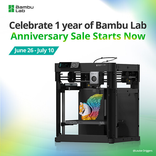 Bambu Lab 1 Year Anniversary! - Announcements - Bambu Lab Community Forum
