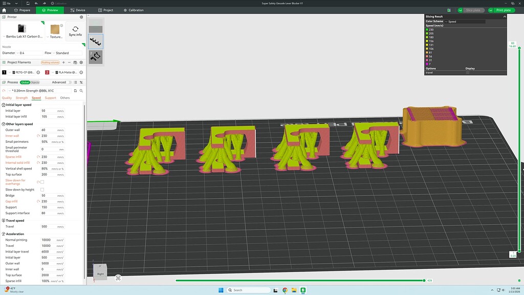 Under extrusion issues after support layer - Troubleshooting - Bambu ...