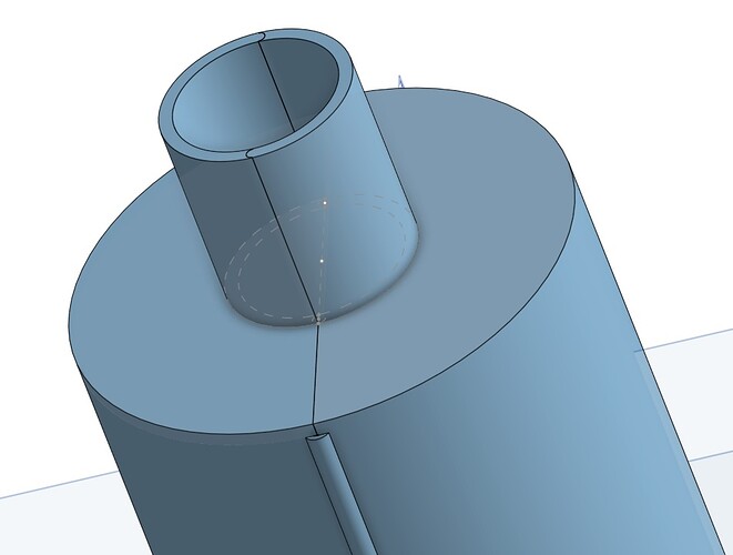 Clean cylinder