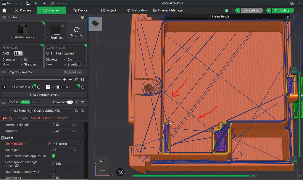 'Avoid crossing walls.' - Bambu Studio - Bambu Lab Community Forum