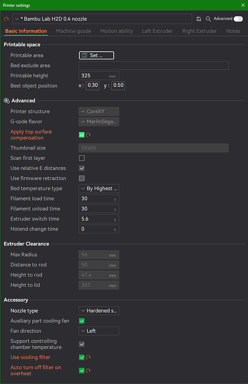 New printer settings features explanation request - Bambu Studio ...