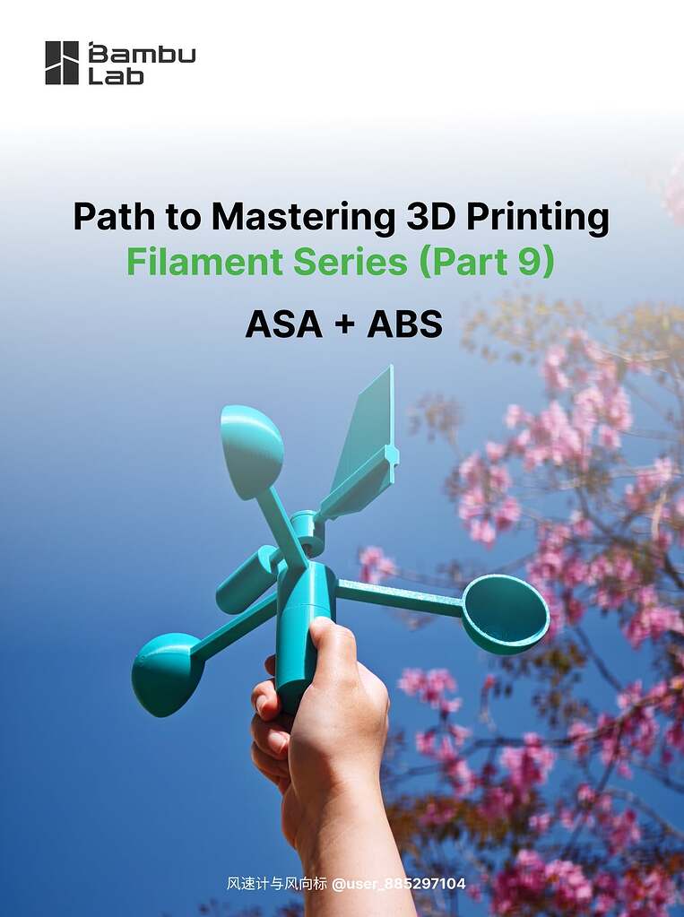 Path to Mastering 3D Printing - ASA + ABS - Filament Series Part 9 ...