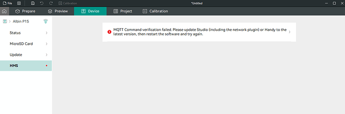 MQTT error