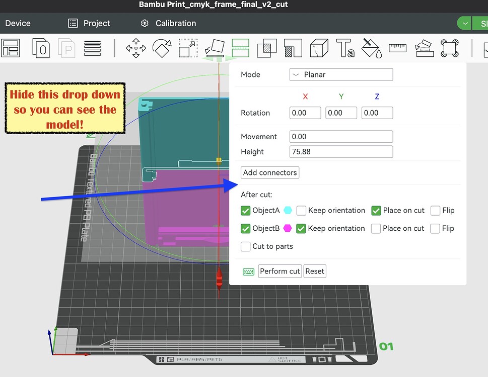 "CUT" Option - help - Bambu Studio - Bambu Lab Community Forum