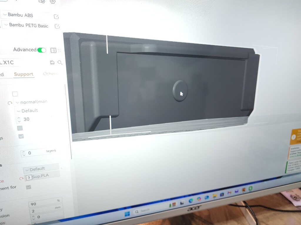 Overhang support issue - Bambu Lab X1C - Bambu Lab Community Forum