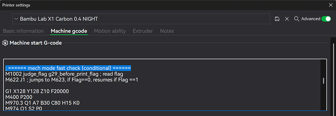 'Late Night' start GCode...? - User Mods - Bambu Lab Community Forum