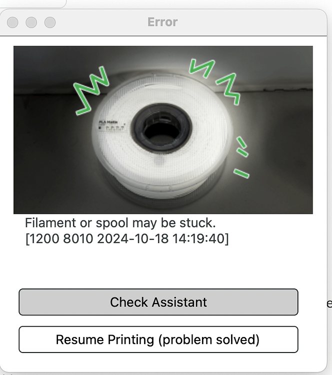 Filament or Spool may be stuck error - AMS lite - Bambu Lab Community Forum