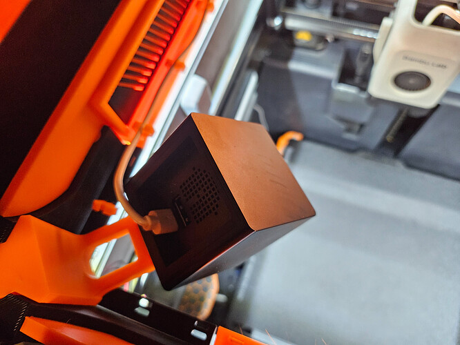 P1S riser with Wyze cam mount