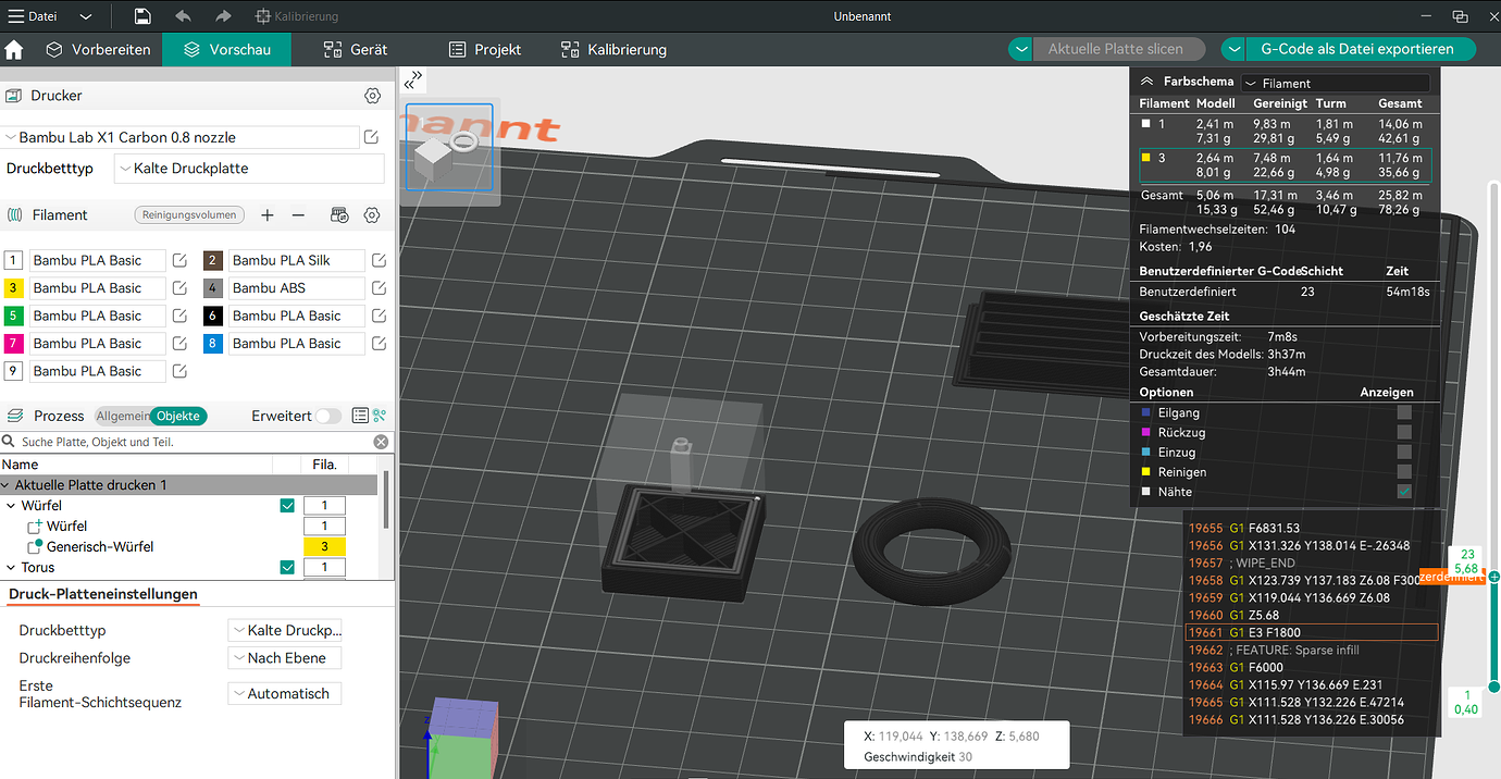 Different color infill and walls - Bambu Studio - Bambu Lab Community Forum