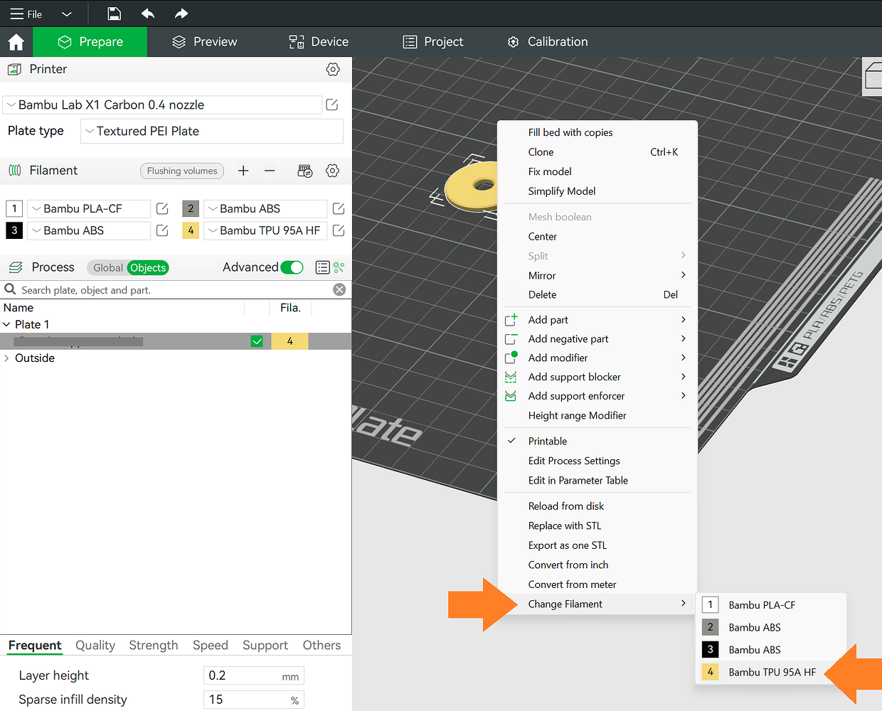 How to print from external spool but AMS attached? - Bambu Studio ...