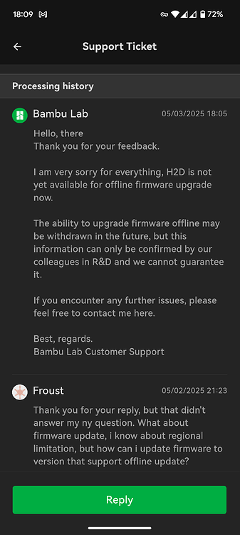 H2D full offline use - Bambu Lab H2 Series - Bambu Lab Community Forum