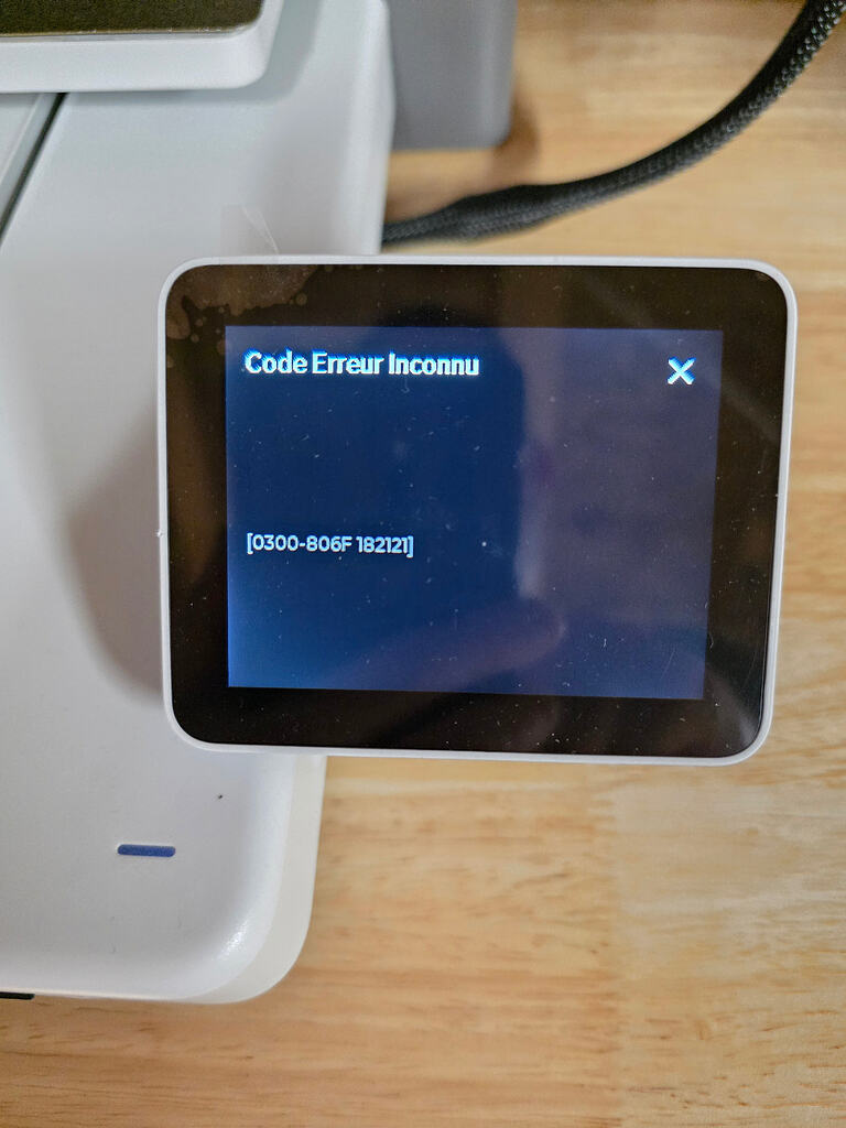 Disapointed by my Bambu A1 Combo - Unknow Error Code - Troubleshooting ...