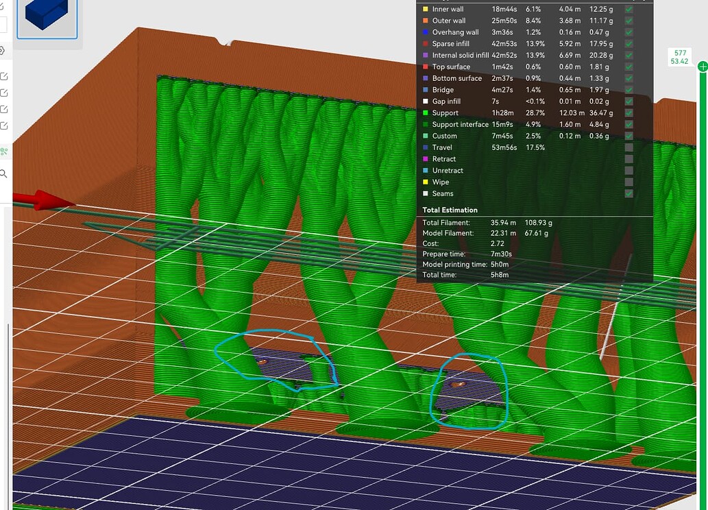0.08 Layer height - Can’t remove supports - General discussions - Bambu ...