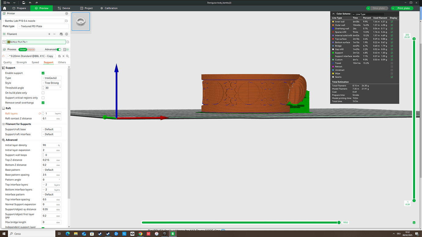 Bambu studio won t create tree supports - Bambu Lab Software - Bambu ...
