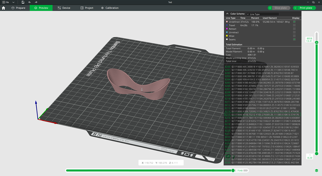 Printing Custom 3d Model G-Codes from Grasshopper(Rhino 8) - Bambu ...