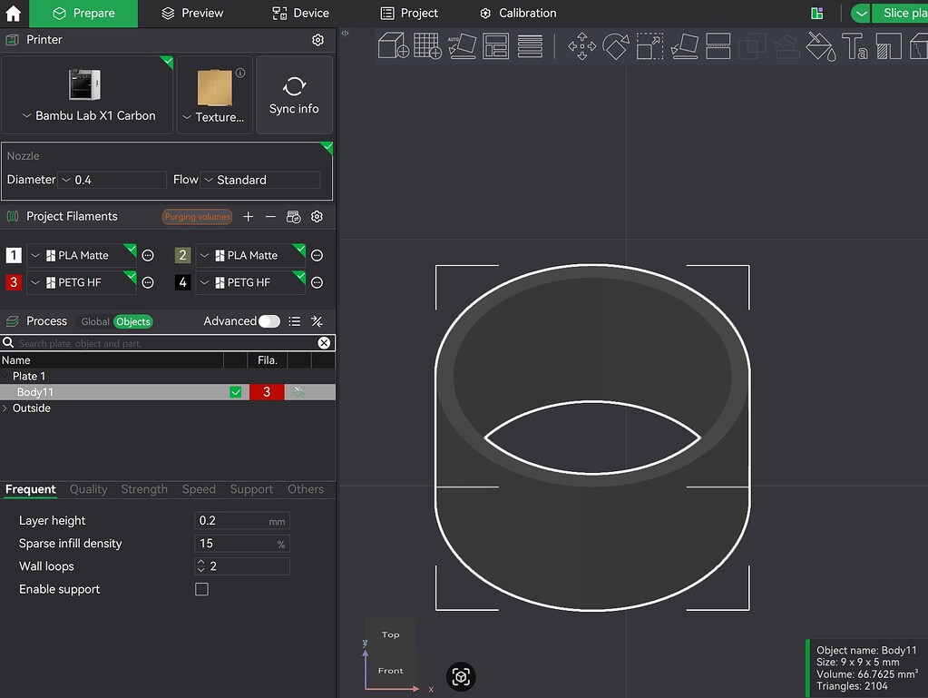 Filament colour ignored when slicing - Bambu Studio - Bambu Lab ...
