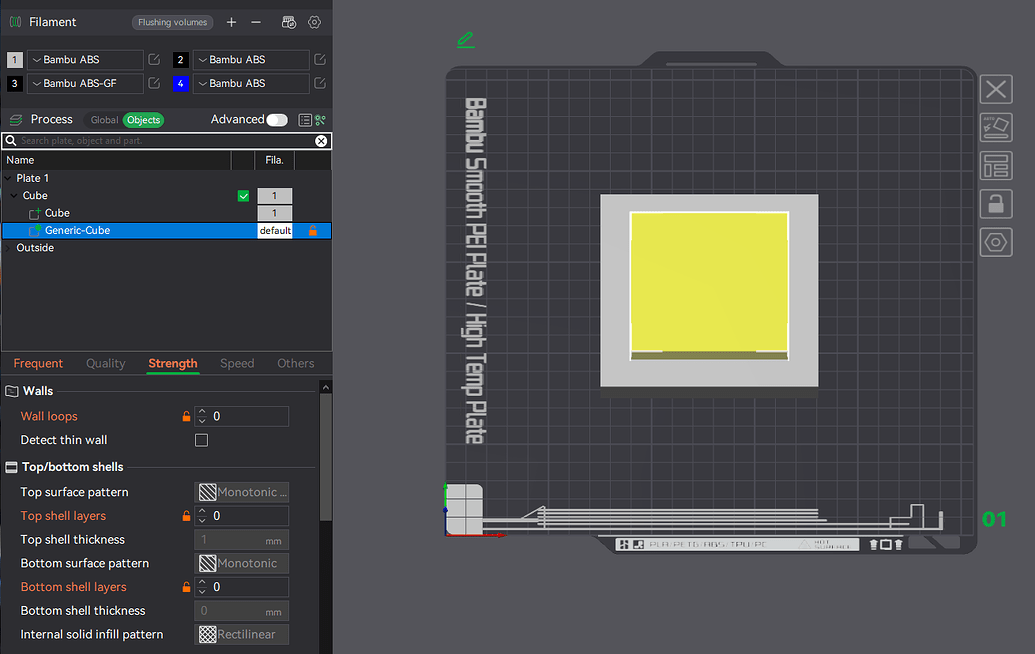 How to add a border/frame with 0 top and bottom layers - Bambu Studio ...