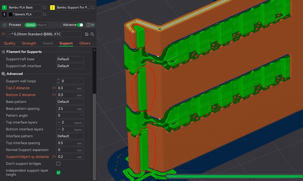 Unwanted Support Structures - Bambu Studio - Bambu Lab Community Forum