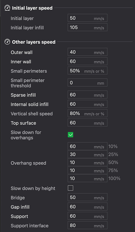 Setting print speed to what is marked on spool - Bambu Studio - Bambu ...