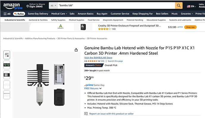 Bambu Lab Official Nozzle