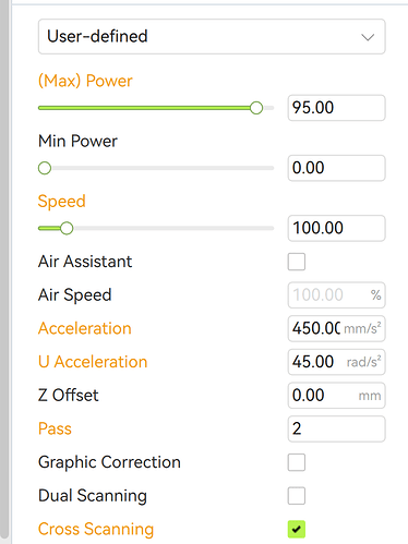 Bambu Laser Settings