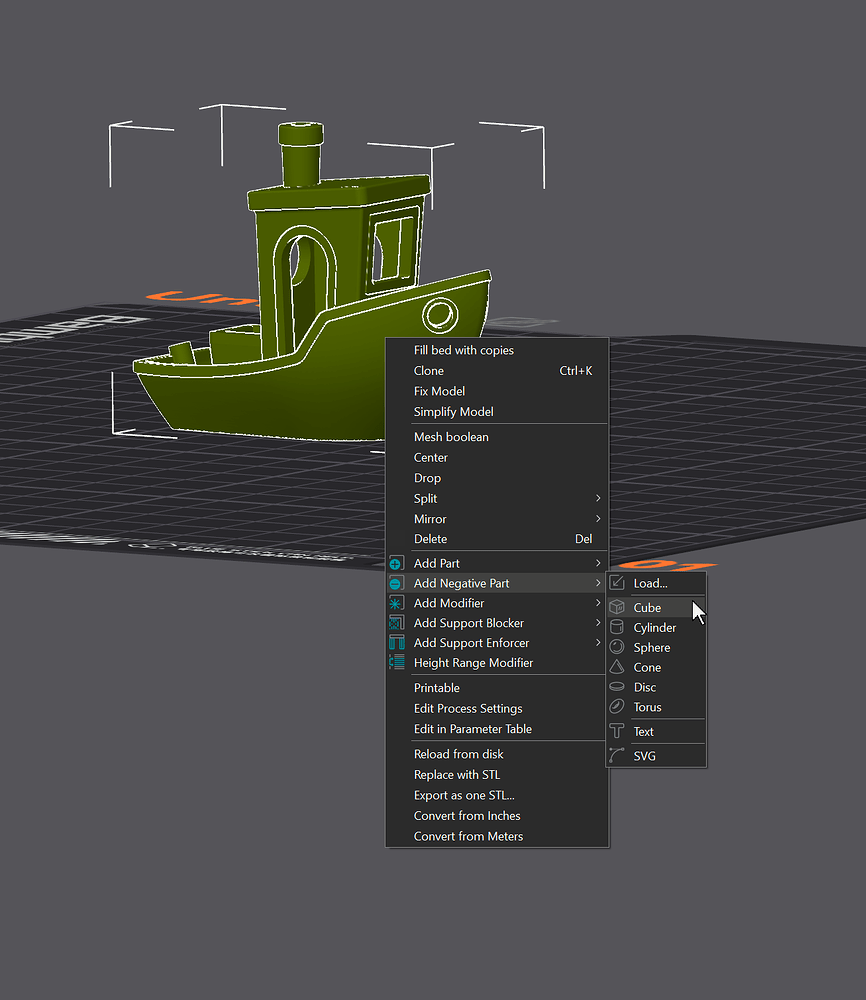 Possible to cut a portion of a part? - Bambu Studio - Bambu Lab ...