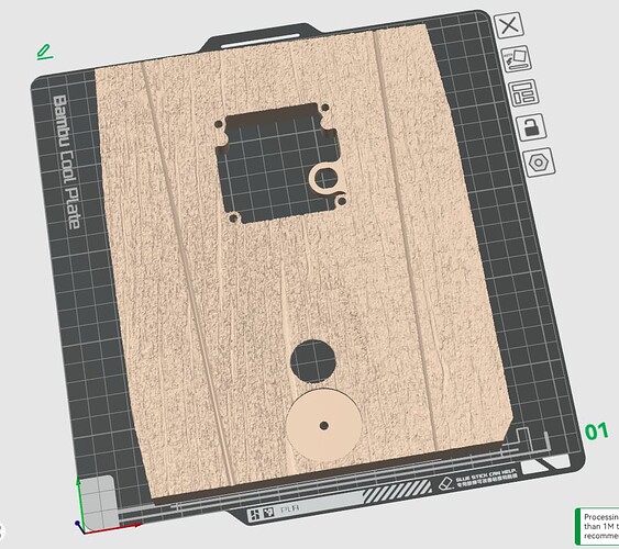 TexturedBackplate