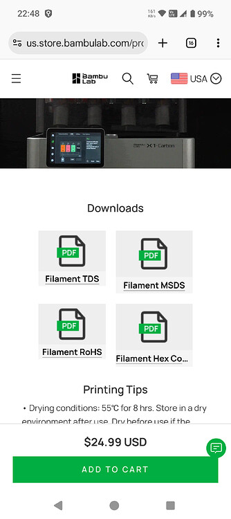 New PLA Basic Colors - Hex Codes - Bambu Filament and Accesories ...