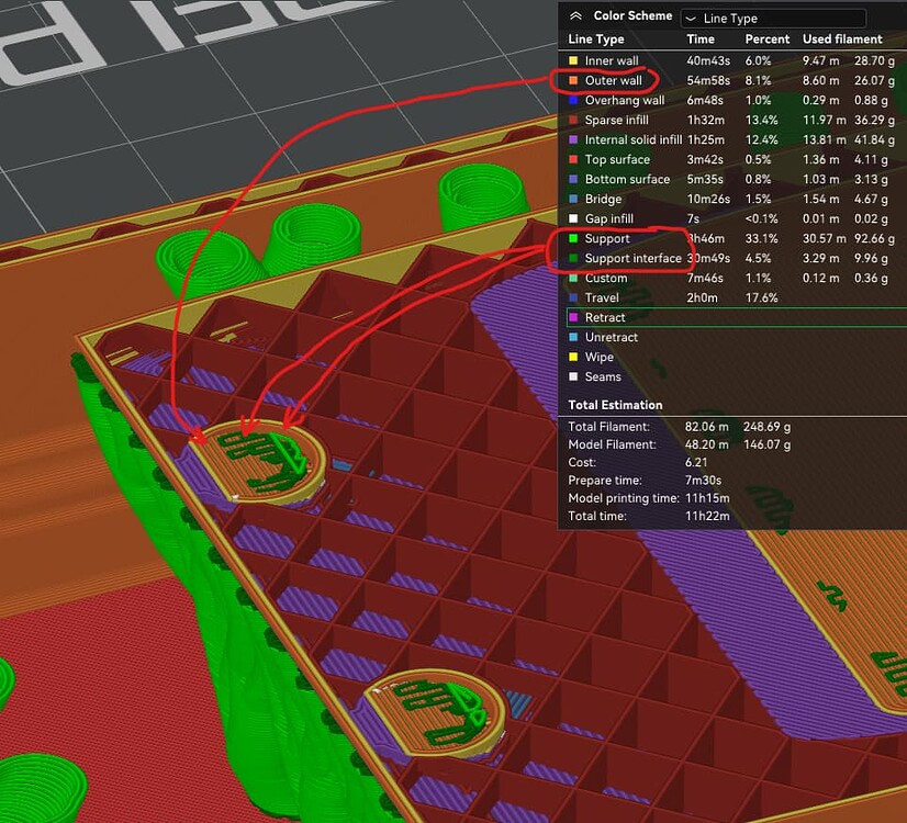 0.08 Layer height - Can’t remove supports - General discussions - Bambu ...