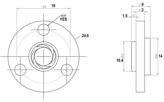 Nut Dimensions