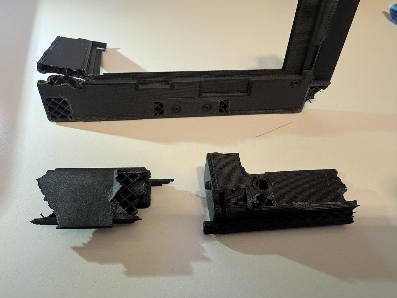 Bambulab ASA-CF, extremely poor layer adhesion - Filament - Bambu Lab ...