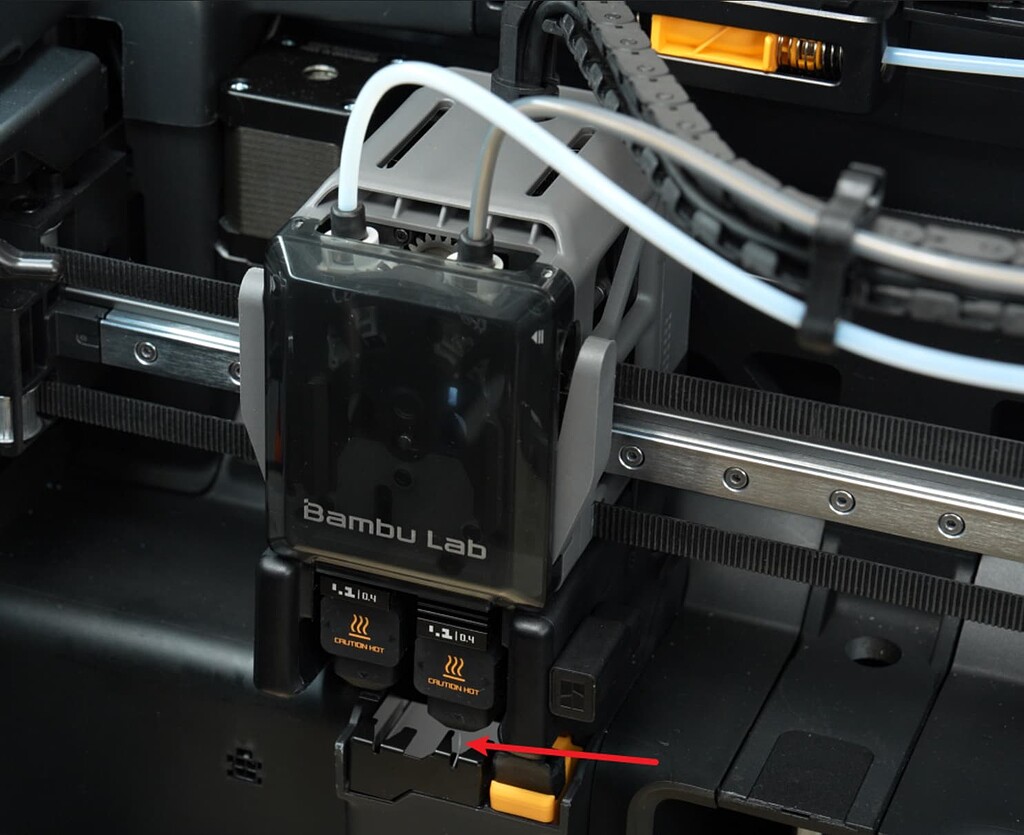 Removing the PTFE tube from toolhead assembly - Bambu Lab H2 Series ...
