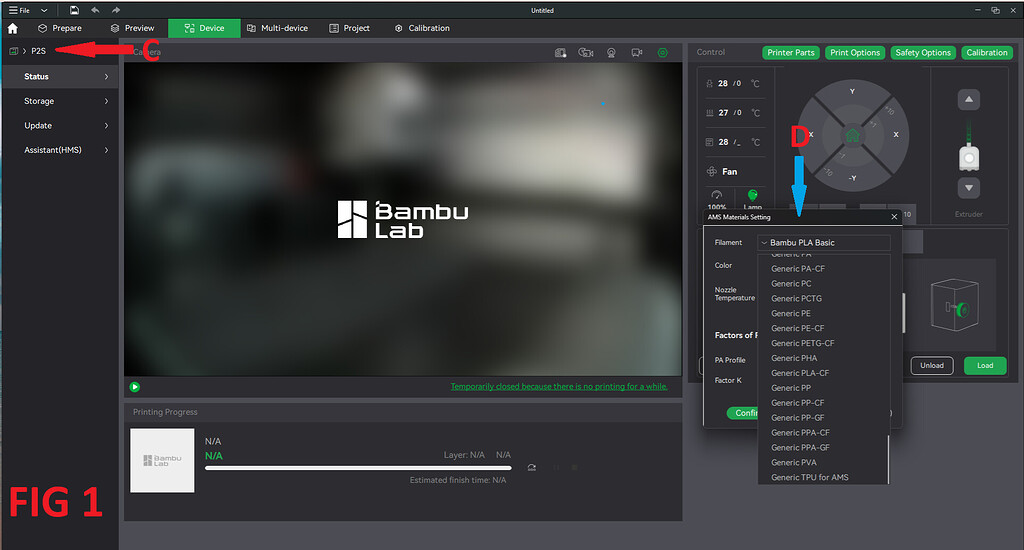 P2S Will not Sync and not loading Filament list - Bambu Lab P2S - Bambu ...