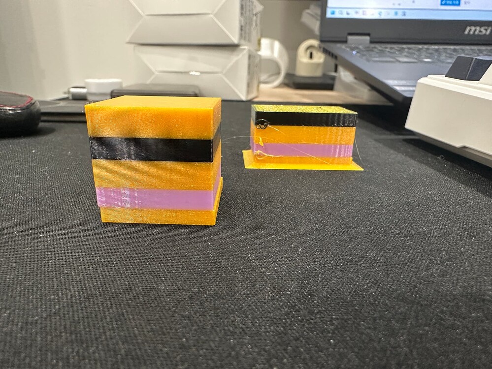 P1s multicolor layer shift first color change - Troubleshooting - Bambu ...