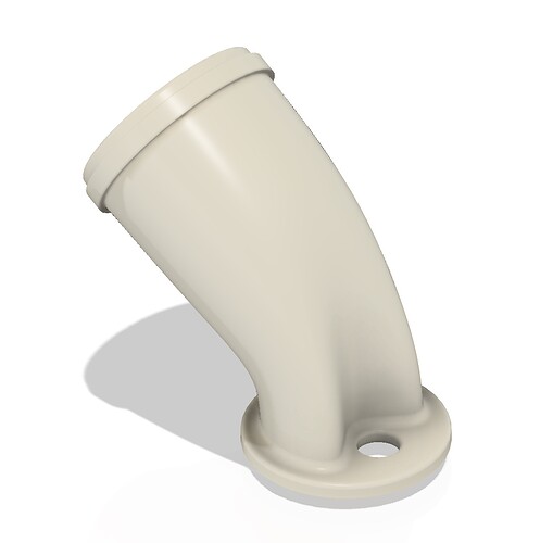 Walnut blaster adapter for Volvo diesel engine intake III