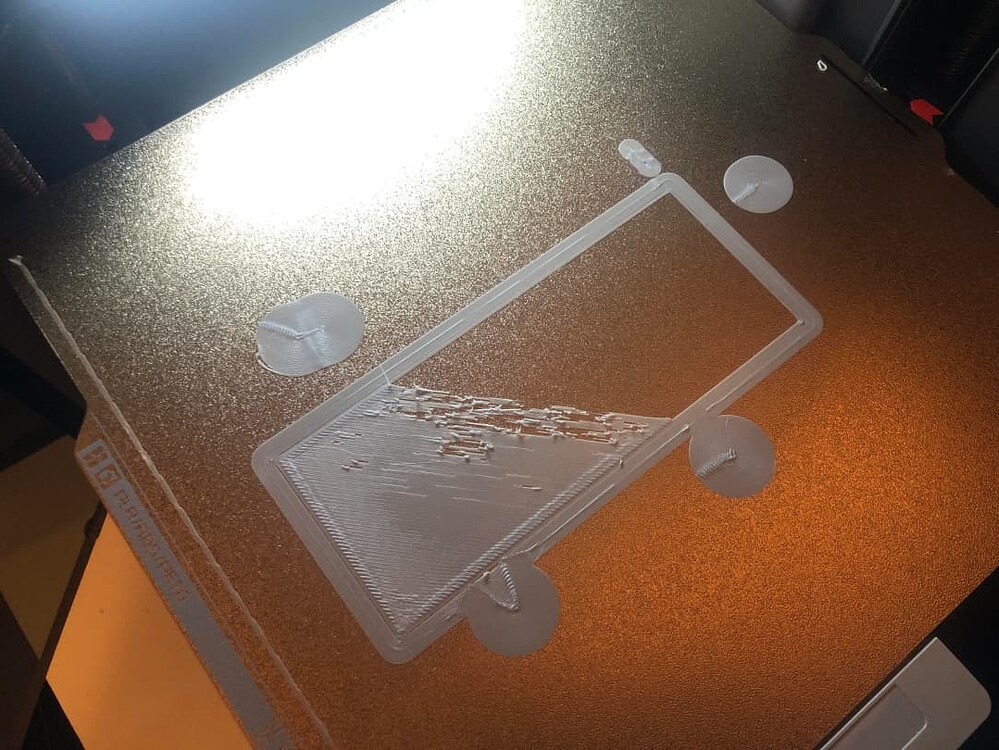 Failed print - What is your PLA setting on Bambu Lab Studio - General ...