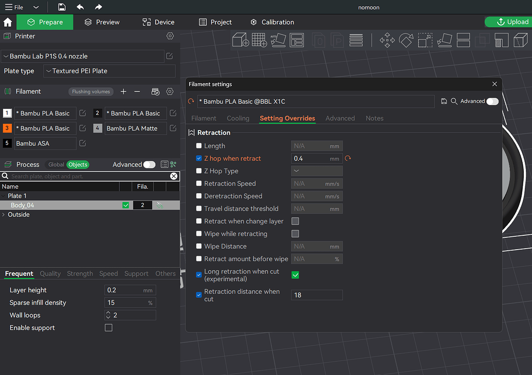 Z axis movement problem during infilling - Troubleshooting - Bambu Lab ...