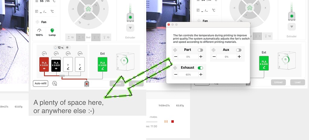 Fan info in Device tab .. why not displayed directly? - Bambu Studio ...