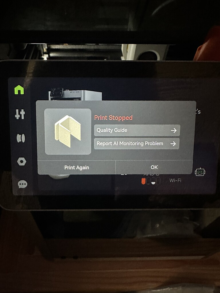 Printing suddenly stopped (Firmware 1.10) - Bambu Lab X1C - Bambu Lab ...