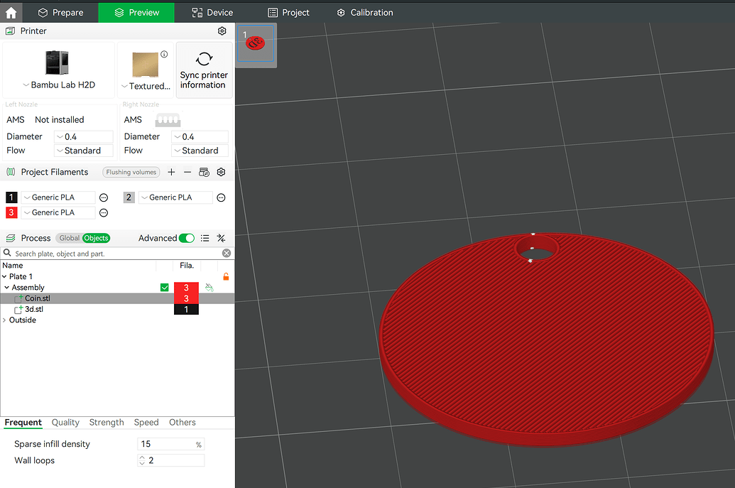 Help on First Layer Multi-Color - Text Prints on 2nd Layer - Bambu Lab ...