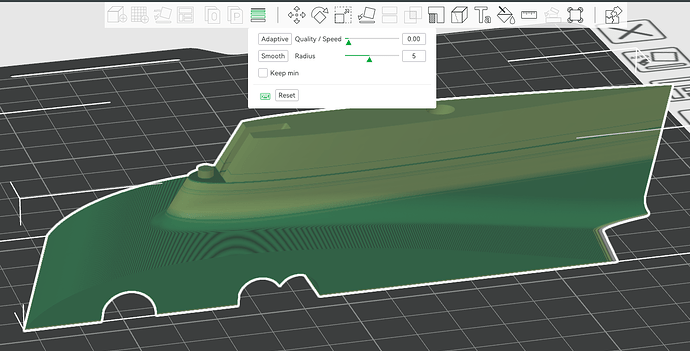 Addaptive layer setting