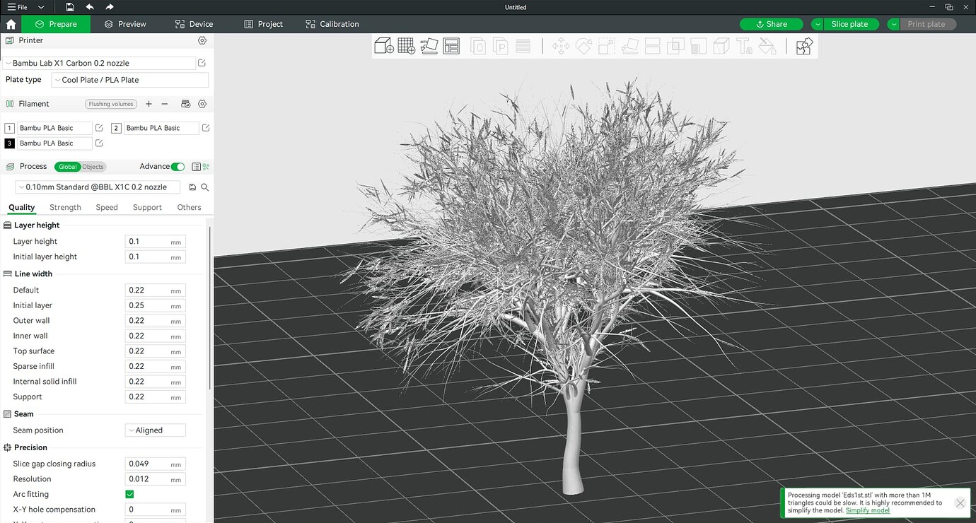 Why do I get empty layers and floating regions after slicing? - Bambu ...