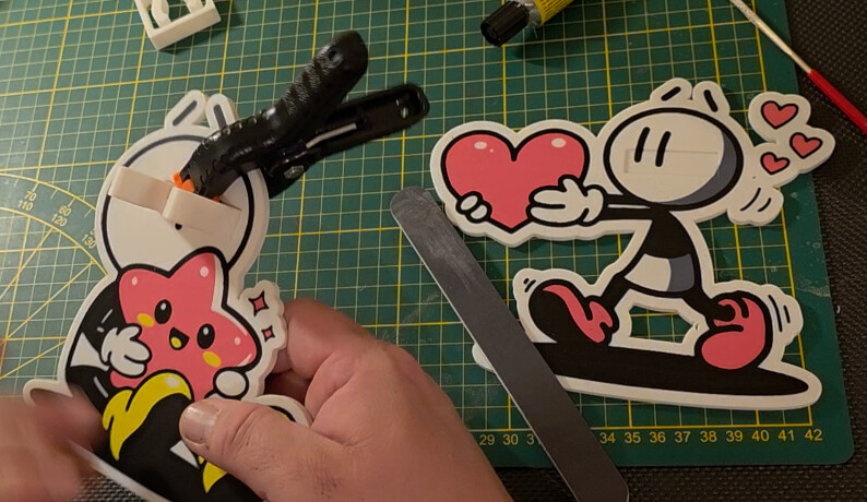 Behind the scenes – late night print start