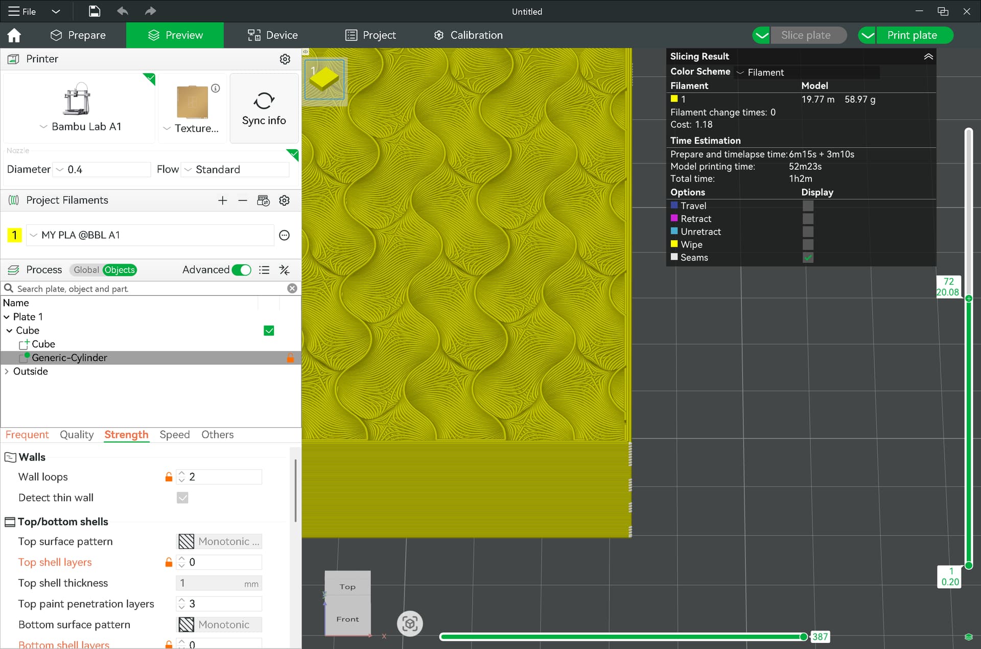 Modifier question: How to expose infill on sloped top surface? - Page 2 ...