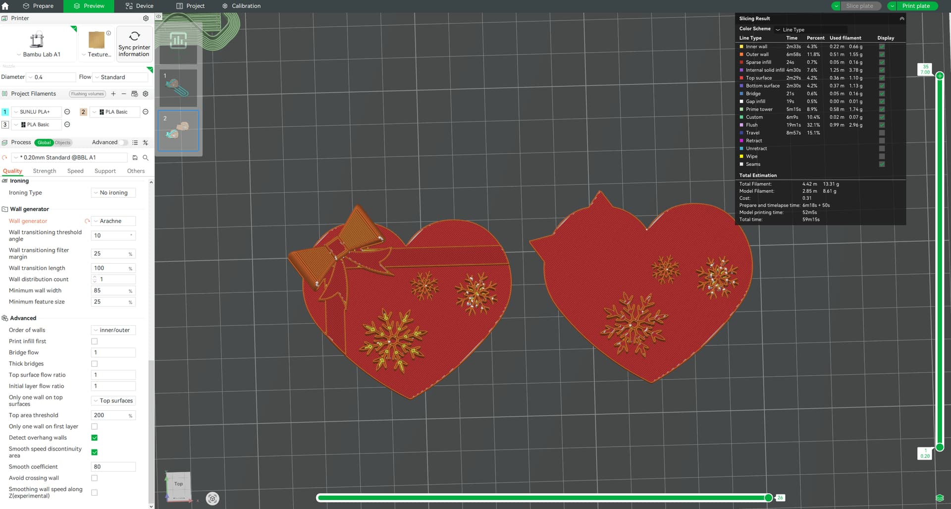 Missing Top Surface in Bambu Studio with varying object heights - Bambu ...