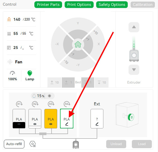 Unable to select filament on calibration - Troubleshooting - Bambu Lab ...